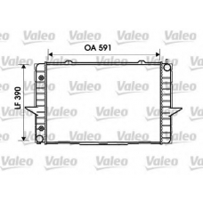 734856 VALEO Радиатор, охлаждение двигателя