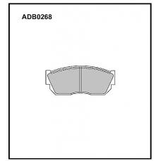 ADB0268 Allied Nippon Тормозные колодки