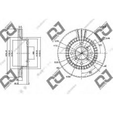 BD1077 DJ PARTS Тормозной диск