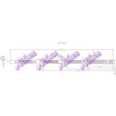 H5366 Brovex-Nelson Тормозной шланг