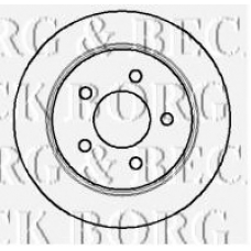 BBD4237 BORG & BECK Тормозной диск