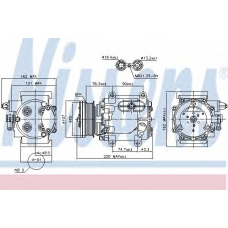89239 NISSENS Компрессор, кондиционер