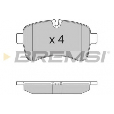 BP3315 BREMSI Комплект тормозных колодок, дисковый тормоз