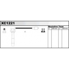 XC1221 QUINTON HAZELL Комплект проводов зажигания