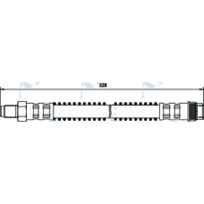HOS3300 APEC Тормозной шланг