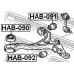 HAB-091 FEBEST Подвеска, рычаг независимой подвески колеса