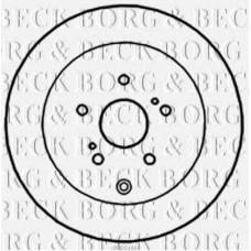 BBD5196 BORG & BECK Тормозной диск