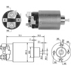 940113050476 MAGNETI MARELLI Тяговое реле, стартер