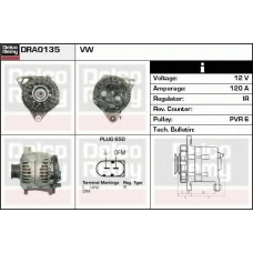 DRA0135 DELCO REMY Генератор