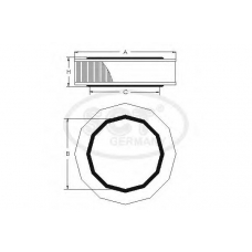 SB 208 SCT Воздушный фильтр