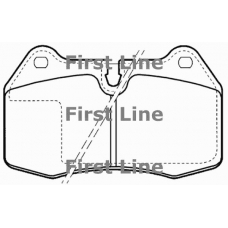 FBP3221 FIRST LINE Комплект тормозных колодок, дисковый тормоз