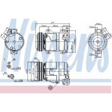 89519 NISSENS Компрессор, кондиционер