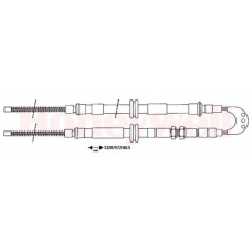 432182B BENDIX Трос, стояночная тормозная система