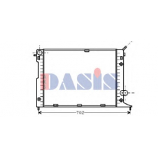 151410N AKS DASIS Радиатор, охлаждение двигателя