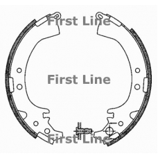 FBS620 FIRST LINE Комплект тормозных колодок