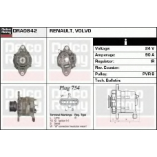 DRA0842 DELCO REMY Генератор