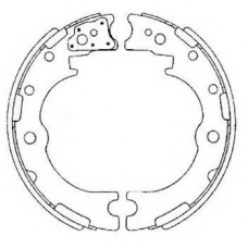 2076 RAICAM Комплект тормозных колодок