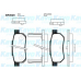 BP-2029 KAVO PARTS Комплект тормозных колодок, дисковый тормоз