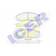 181974 ICER Комплект тормозных колодок, дисковый тормоз