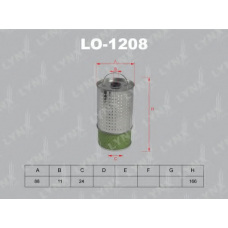 LO-1208 LYNX Фильтр масляный