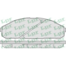 05P844 LPR Комплект тормозных колодок, дисковый тормоз