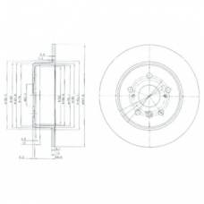BG3183 DELPHI Тормозной диск