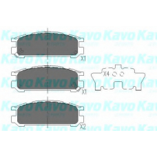 KBP-8016 KAVO PARTS Комплект тормозных колодок, дисковый тормоз
