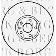 BBD4673 BORG & BECK Тормозной диск