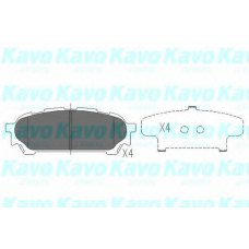 KBP-8019 KAVO PARTS Комплект тормозных колодок, дисковый тормоз