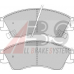 36738 ABS Комплект тормозных колодок, дисковый тормоз