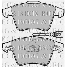 BBP2005 BORG & BECK Комплект тормозных колодок, дисковый тормоз