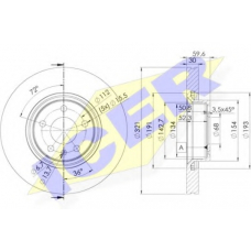 78BD4085-2 ICER Тормозной диск