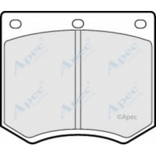 PAD626 APEC Комплект тормозных колодок, дисковый тормоз