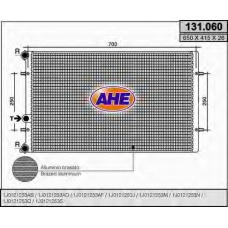 131.060 AHE Радиатор, охлаждение двигателя