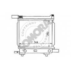 170540A SOMORA Радиатор, охлаждение двигателя