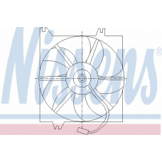 85085 NISSENS Вентилятор, охлаждение двигателя
