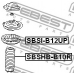 SBSHB-B10R FEBEST Защитный колпак / пыльник, амортизатор