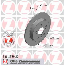 230.2379.20 ZIMMERMANN Тормозной диск