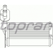 108 613 TOPRAN Теплообменник, отопление салона