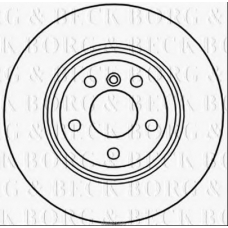 BBD6039S BORG & BECK Тормозной диск