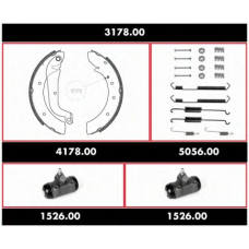 3178.00 REMSA Комплект тормозов, барабанный тормозной механизм