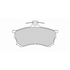 FD6798N NECTO Комплект тормозных колодок, дисковый тормоз