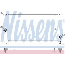 65614 NISSENS Радиатор, охлаждение двигателя