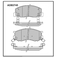 ADB3745 Allied Nippon Тормозные колодки