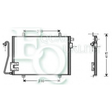 CO0253 EQUAL QUALITY Конденсатор, кондиционер