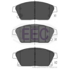BRP1772 EEC Комплект тормозных колодок, дисковый тормоз