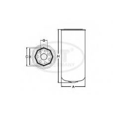 ST 6056 SCT Топливный фильтр