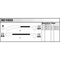 XC1022 QUINTON HAZELL Комплект проводов зажигания