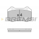 BP3155 BREMSI Комплект тормозных колодок, дисковый тормоз