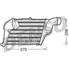 DIT02012 DENSO Интеркулер